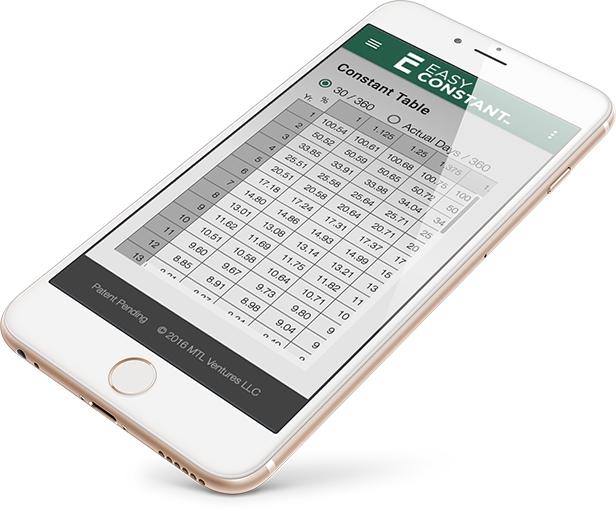 A cell phone with an image of the calculator.